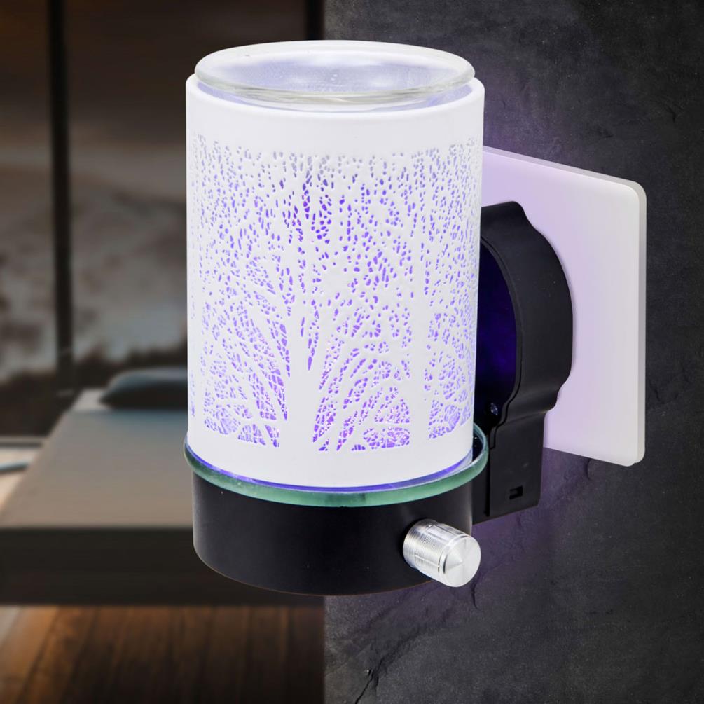 Sense Aroma Colour Changing White Tree Plug In Wax Melt Warmer Extra Image 1